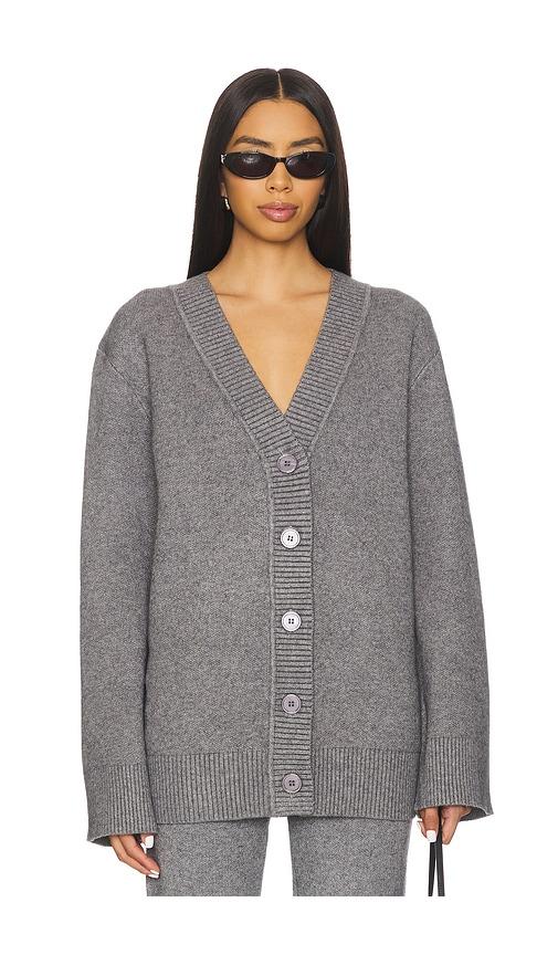 seroya denise cardigan in grey. - size s (also in xs)