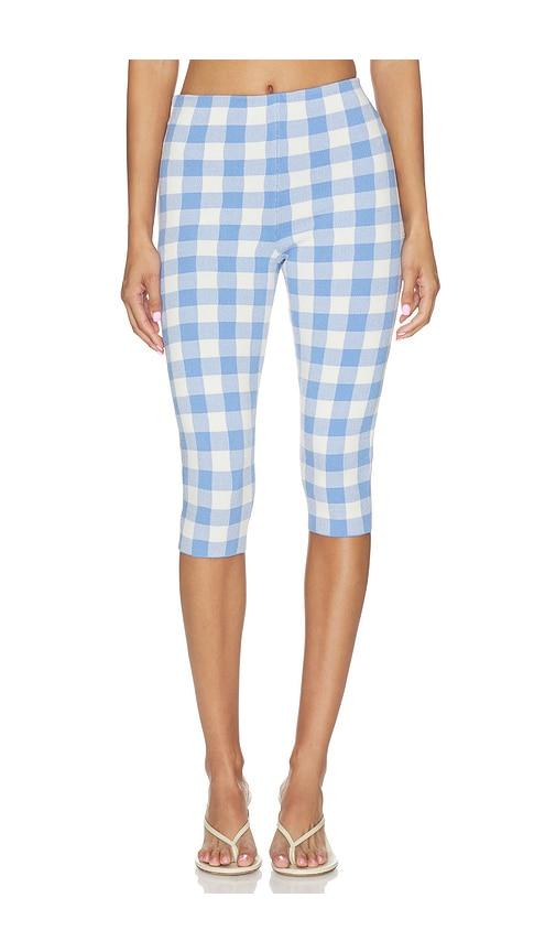 seroya diondra capri pant in blue. - size l (also in xl)