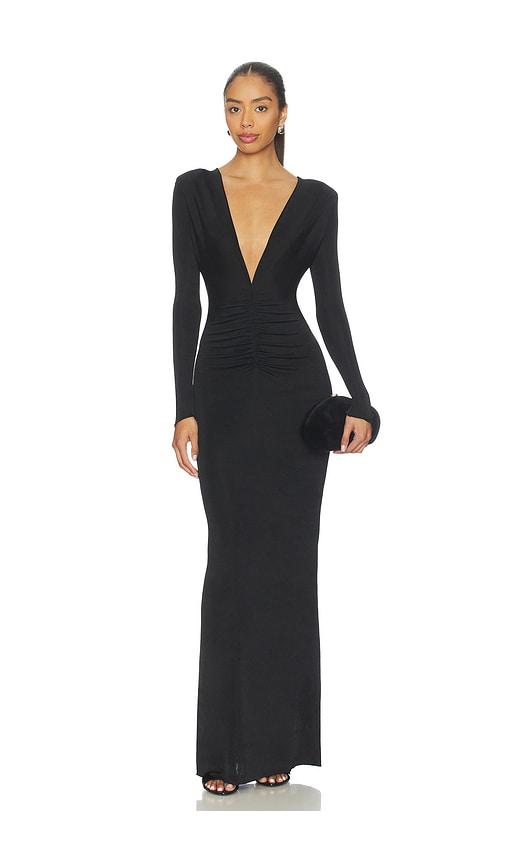 seroya ebony dress in black. - size s (also in xxs, xs)