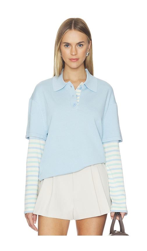 seroya emilee top in baby blue. - size m (also in s, xs)