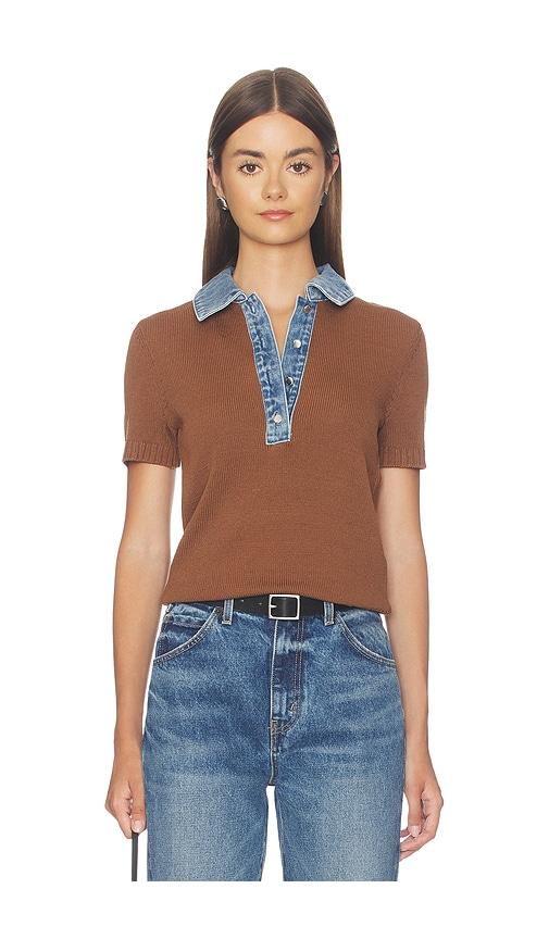 seroya erika knit top in multi. - size l (also in m, s, xs, xxs)