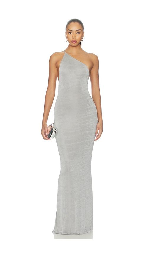 seroya gabriella dress in grey. - size l (also in xs, s, m, xl, xxs)