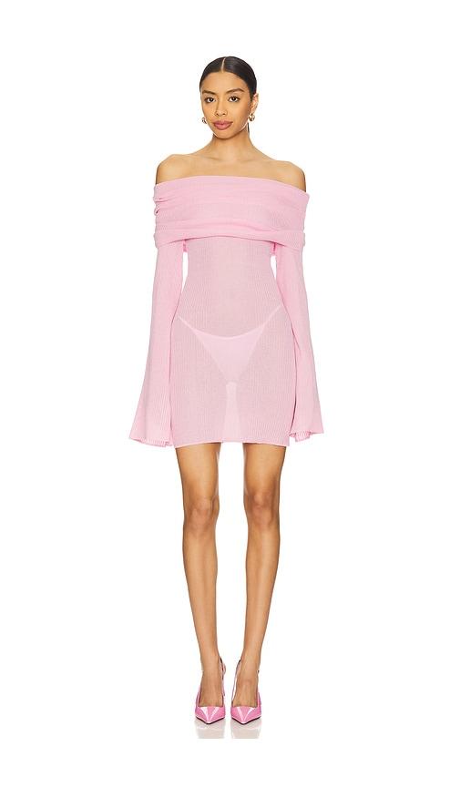 seroya galli mini dress in pink. - size s (also in xl)
