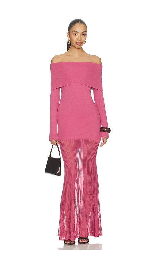 seroya isotta dress in blush. - size m (also in xxs, xs, s)