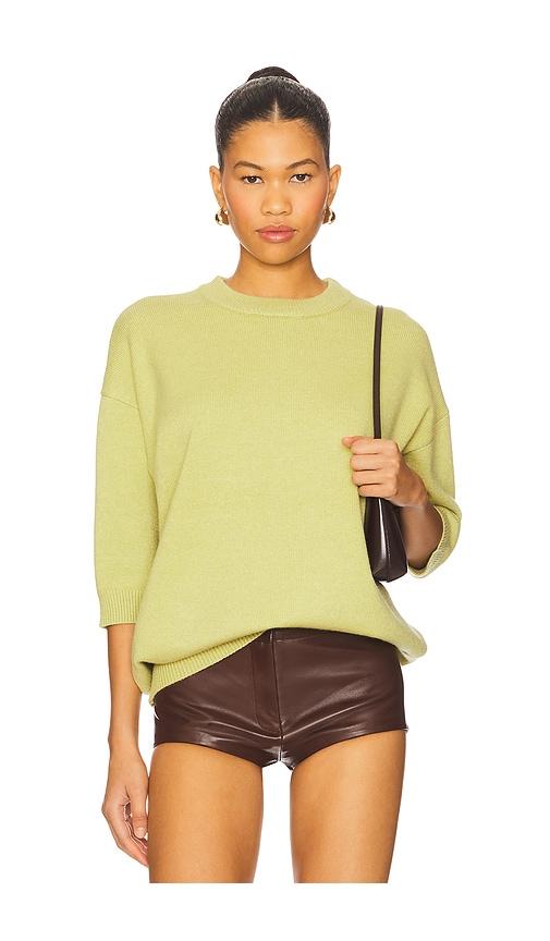 seroya jacey sweater in green. - size m (also in xxs, s)
