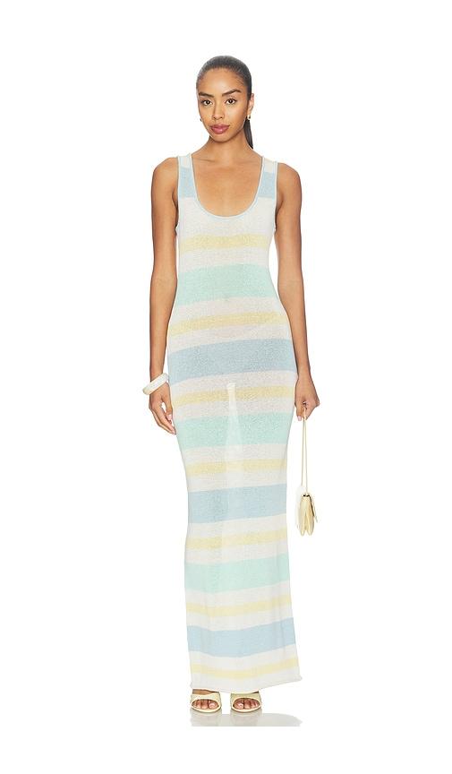 seroya jasmine knit dress in yellow. - size m (also in s)