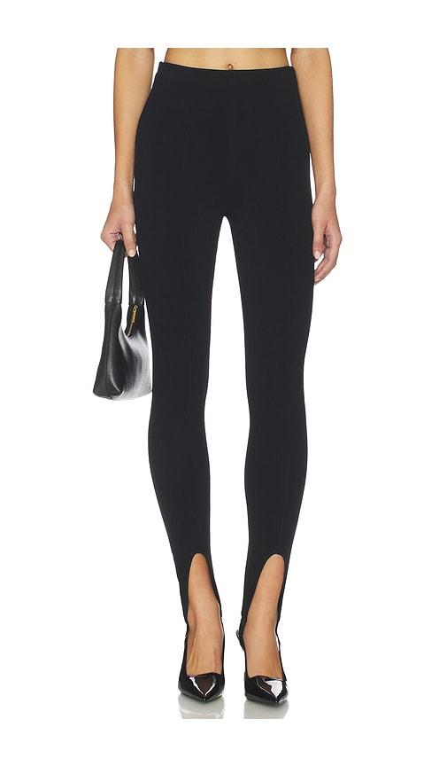 seroya kelsey stirrup legging in black. - size l (also in xxs, xs, s, m)