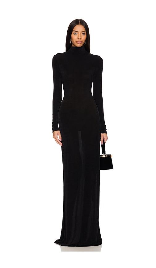 seroya kim maxi dress in black. - size m (also in s)
