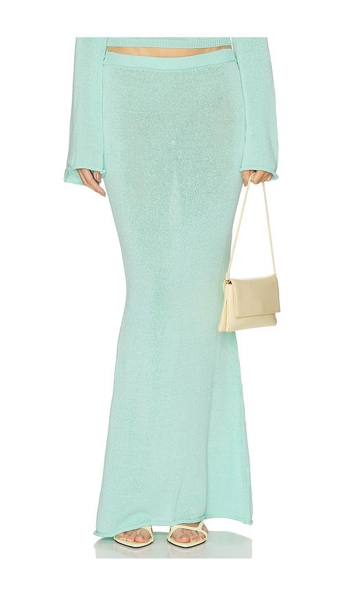 seroya kora skirt in teal. - size l (also in m, s, xl, xs)