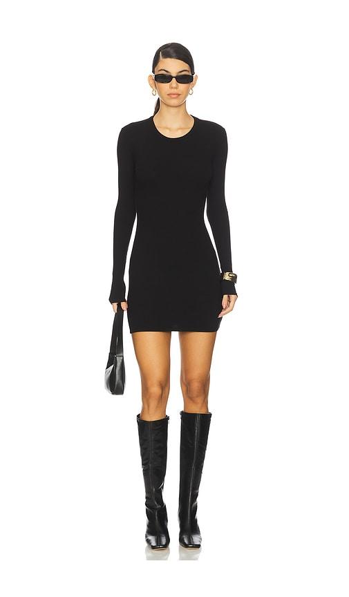 seroya lauren mini dress in black. - size m (also in xxs)