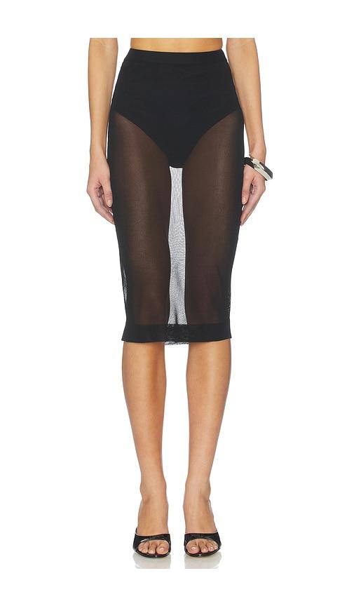 seroya lucille skirt in black. - size l (also in xs, s, m)