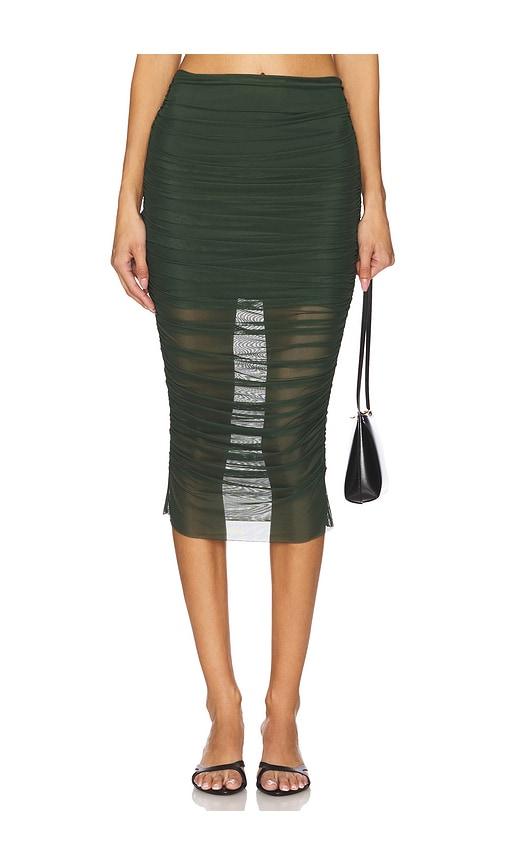 seroya maja skirt in dark green. - size s (also in xl)