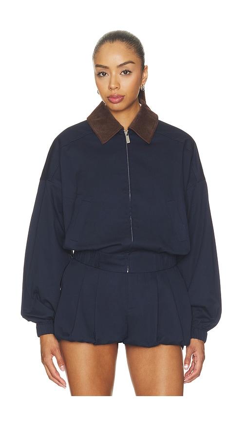 seroya marielle jacket in navy. - size s (also in xs)