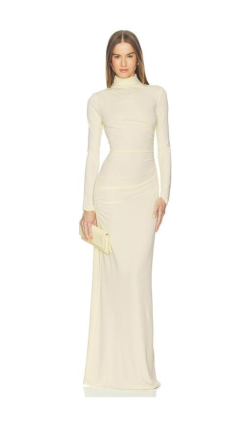 seroya oona dress in lemon. - size m (also in xxs, xs, s)