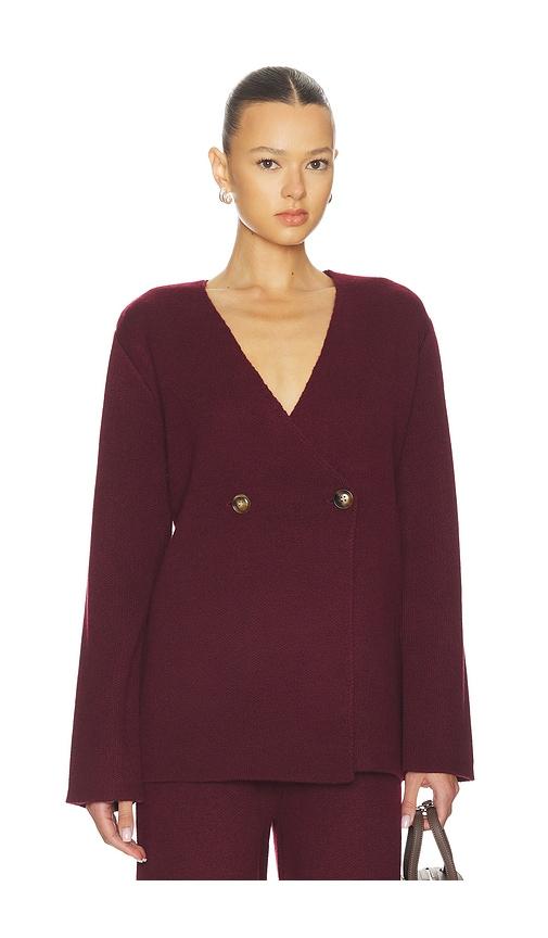 seroya tundra sweater in burgundy. - size l (also in xxs, xs, s, m)