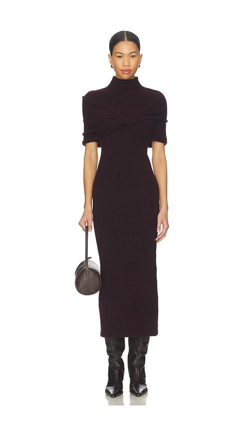 seroya wisteria dress in wine. - size m (also in s)