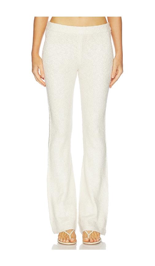 seroya zadie pants in cream. - size l (also in xxs, xs, s, m, xl)