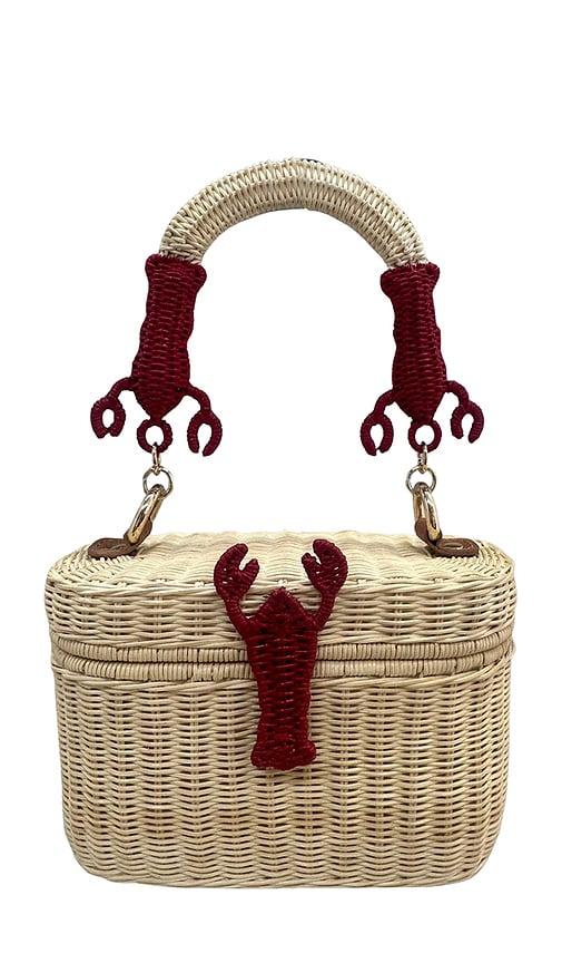 serpui catia lobster bag in neutral.