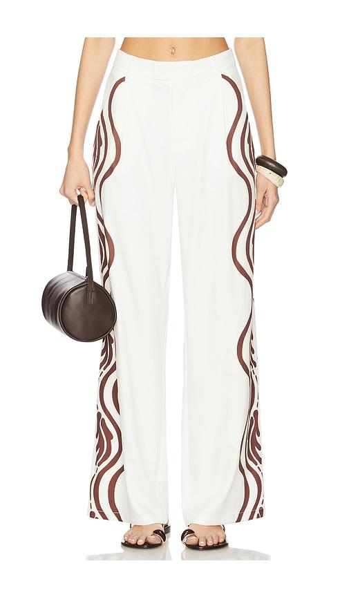 seven wonders atheni pant in cream. - size l (also in xs, s, m, xl)