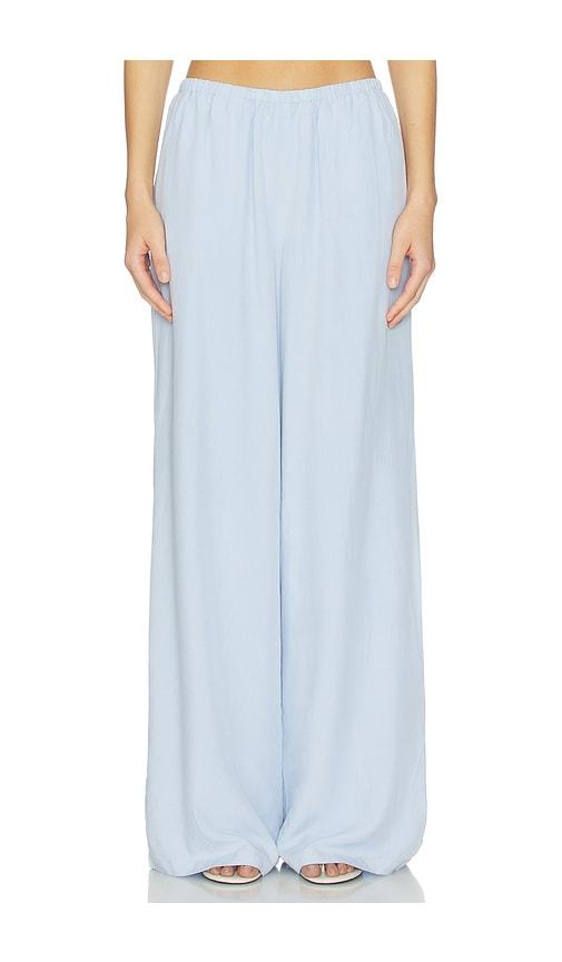 seven wonders fleur palazzo pant in baby blue. - size l (also in xs)
