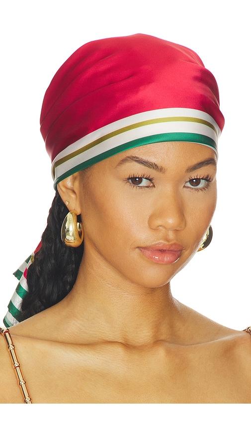 seven wonders tanah head scarf in red. - size l-xxl (also in xs-m)