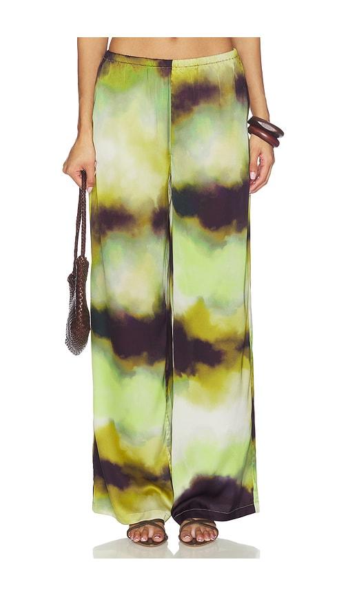 seven wonders vega palazzo pant in olive. - size m (also in s, xs)