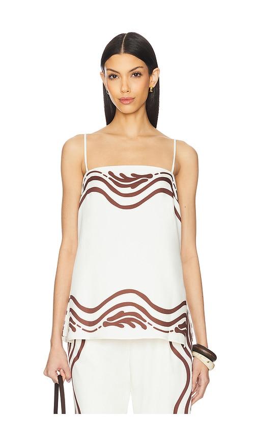 seven wonders wisteria top in cream. - size l (also in xs, s, m, xl)