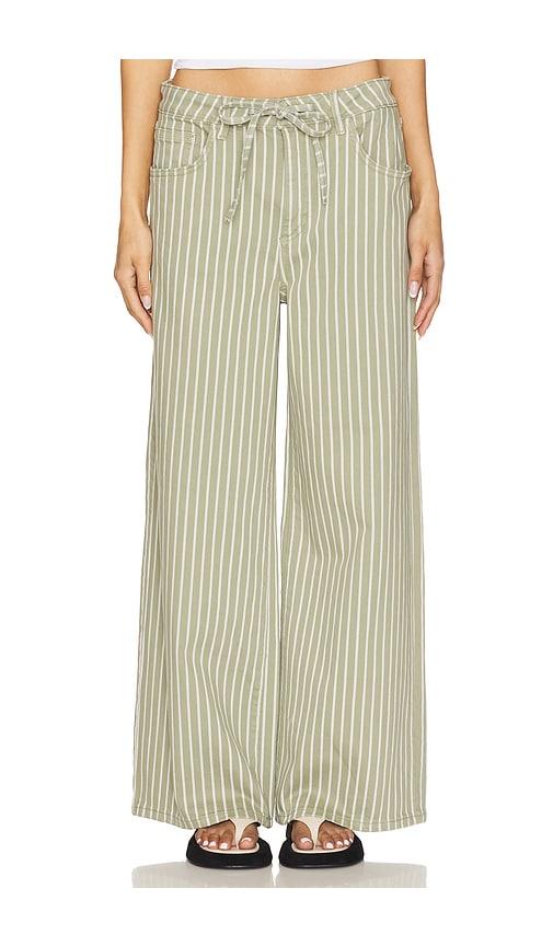 seventy + mochi blake jeans in sage. - size l (also in s)