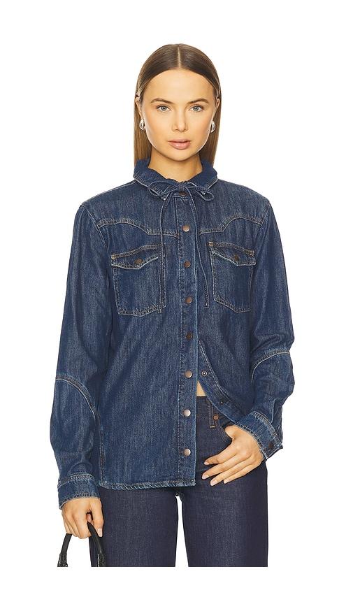 seventy + mochi mia shirt in blue. - size s (also in xs)