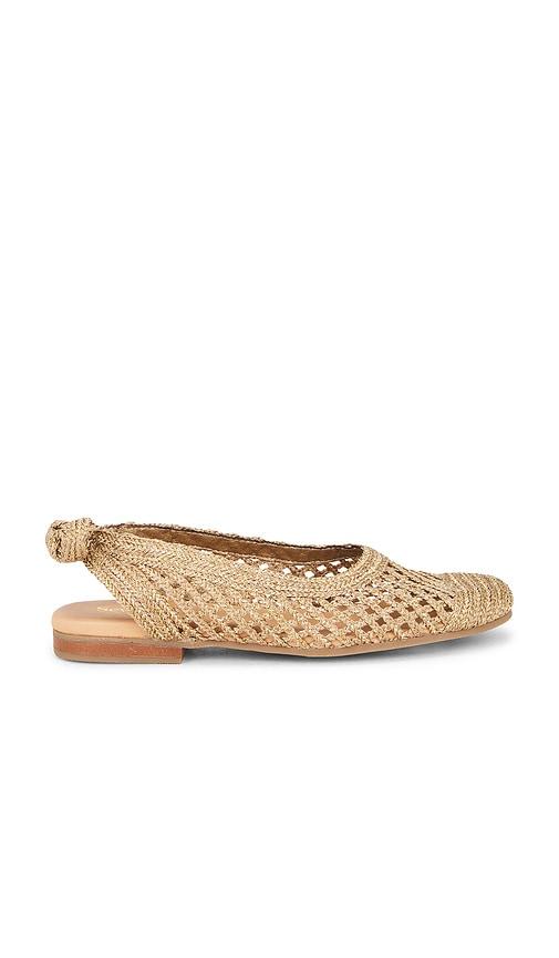 seychelles birdie flat in beige. - size 10 (also in 6, 6.5, 7, 7.5, 8, 8.5)