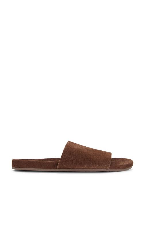 seychelles bungalow slide in brown. - size 10 (also in 6, 7, 8, 9)