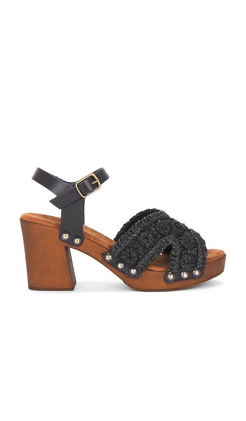 seychelles ravenna sandal in black, brown. - size 7 (also in 8, 8.5)