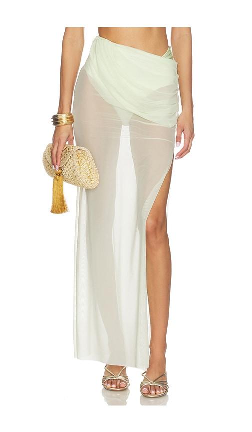 shani shemer alana maxi skirt in mint. - size l (also in m)