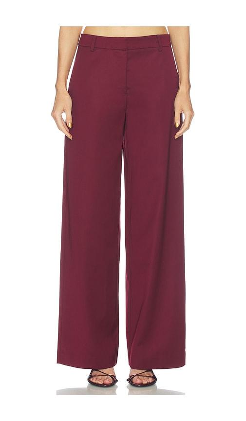 shani shemer avielle pant in red. - size l (also in xs, s, m)