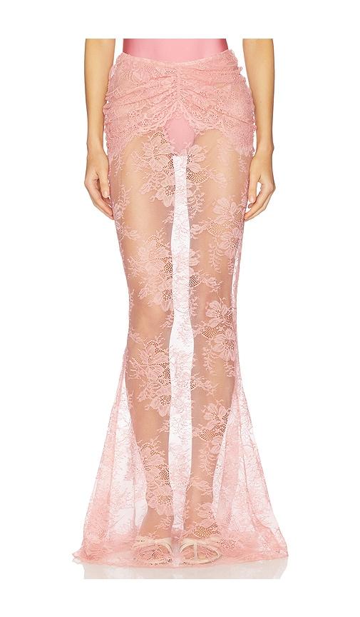 shani shemer brenda maxi skirt in rose. - size s (also in xs)