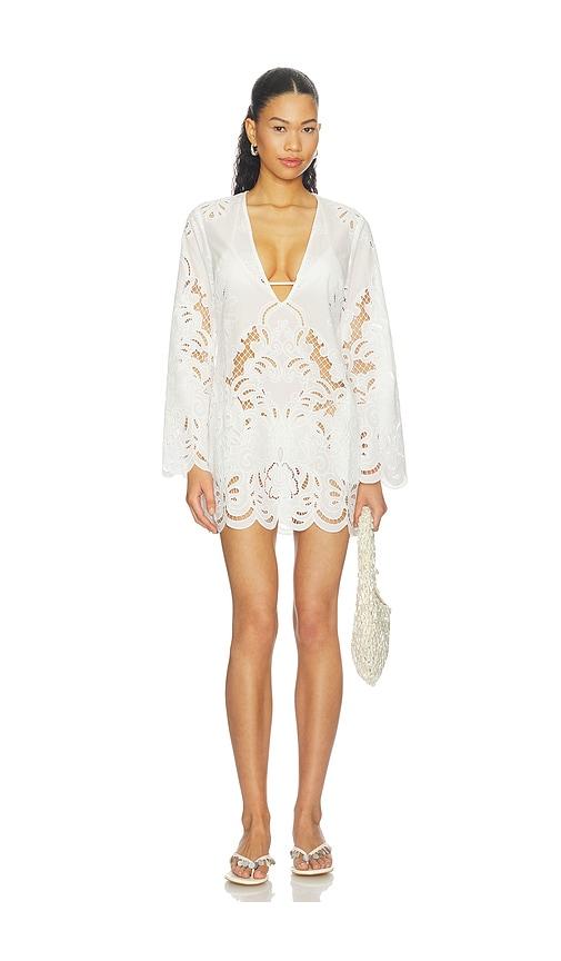 shani shemer kelly kaftan in cream. - size l (also in s)