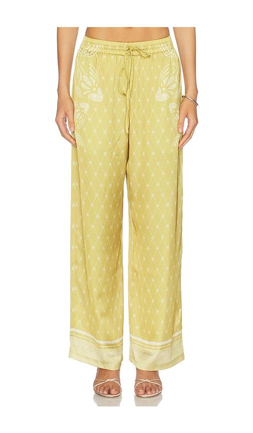 shani shemer macey pants in mustard. - size m (also in xs, s)
