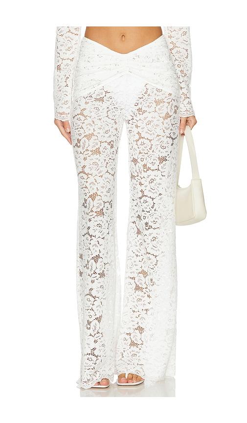 shani shemer madison pants in white. - size l (also in m)