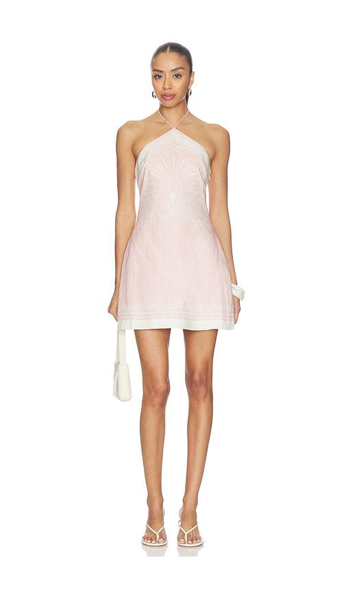 shani shemer oliver mini dress in pink. - size l (also in s, m)