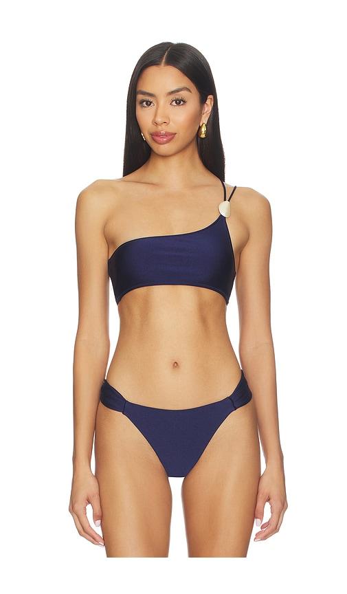 shani shemer ryan bikini top in royal. - size l (also in xs, s, m)