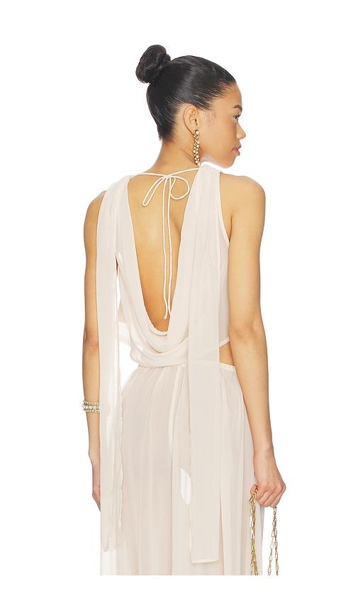 shani shemer shir top in nude. - size l (also in s, m)