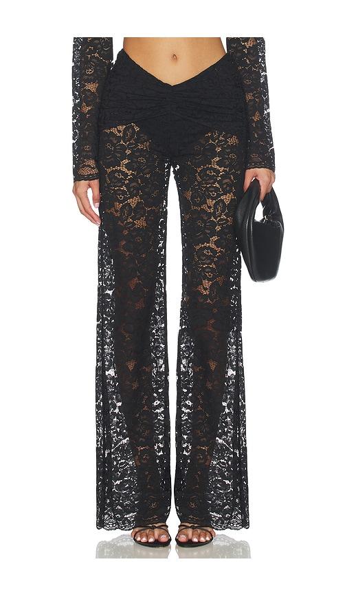 shani shemer x revolve madison pants in black. - size m (also in xs, s)