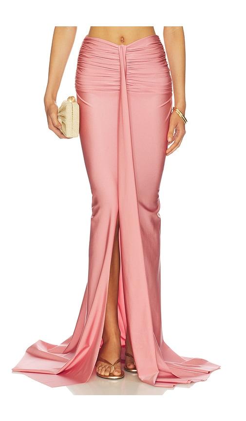 shani shemer x revolve marcella maxi skirt in pink. - size l (also in m, s, xs)