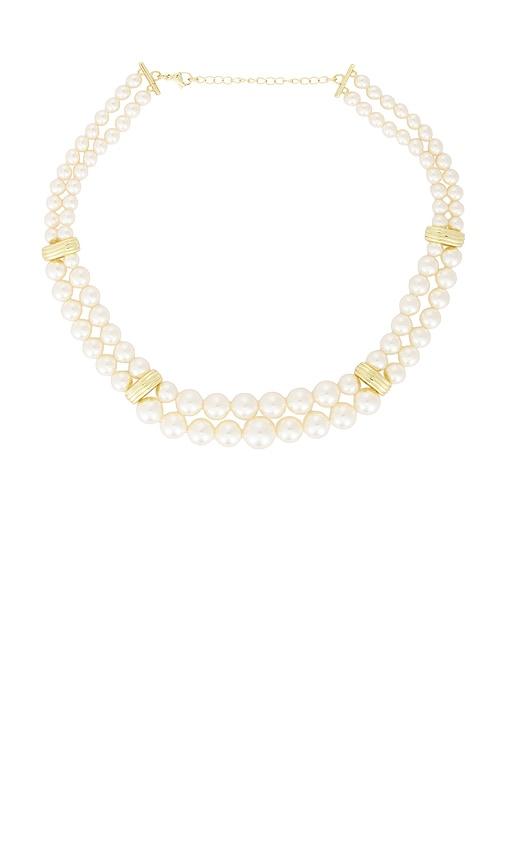shashi benson collar necklace in ivory.