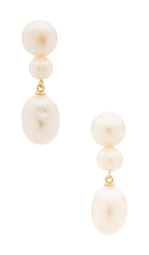 shashi bianca drop earring in ivory.