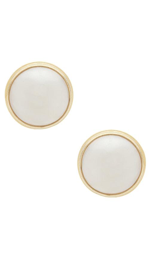 shashi bouch?e stud in ivory.