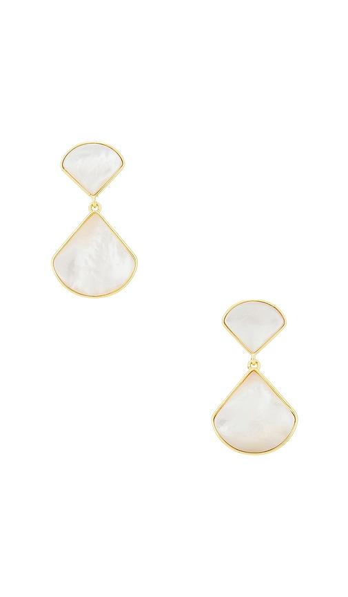 shashi julien drop earring in ivory.