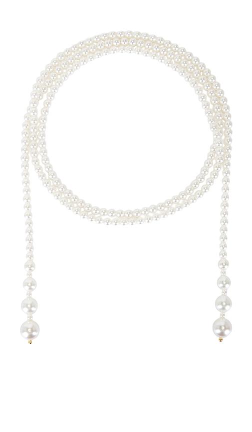 shashi langford necklace in ivory.