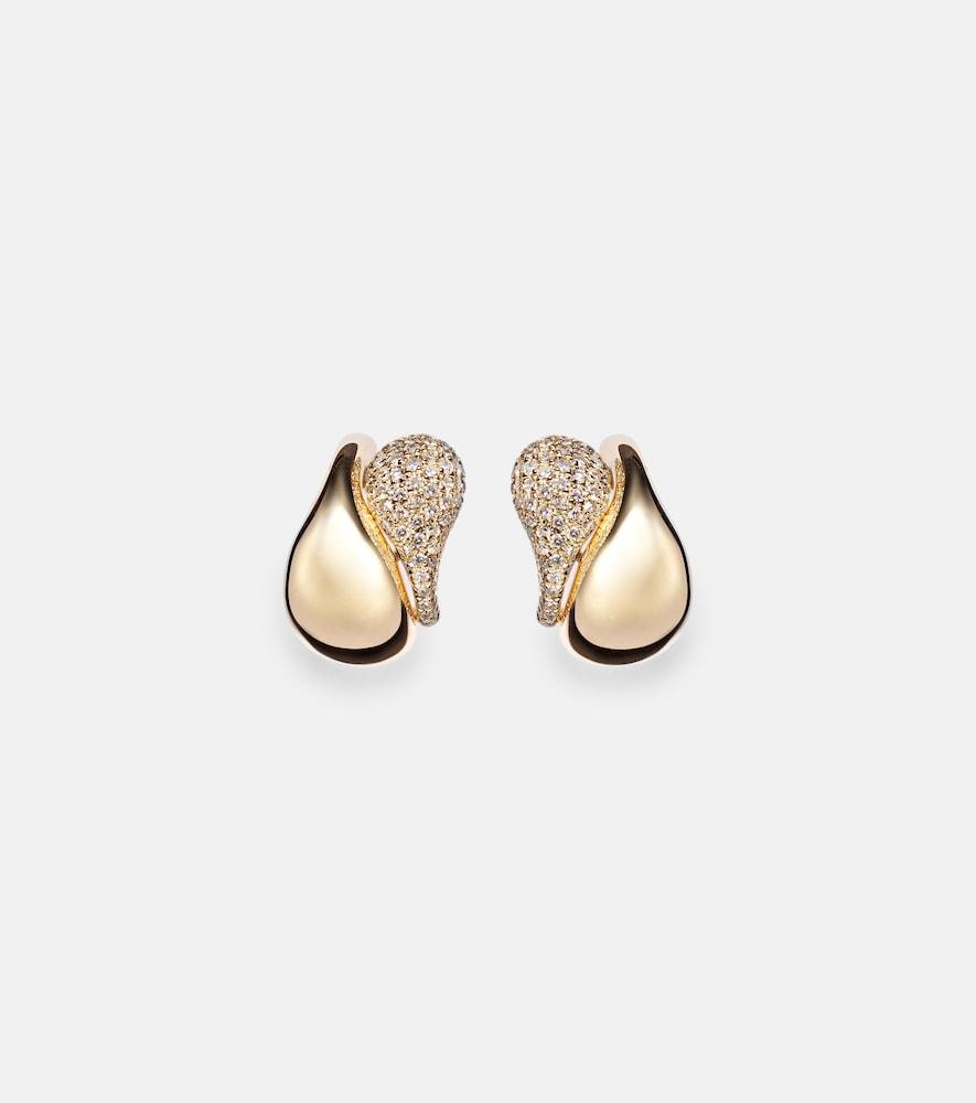 shay jewelry 18kt gold earrings with diamonds