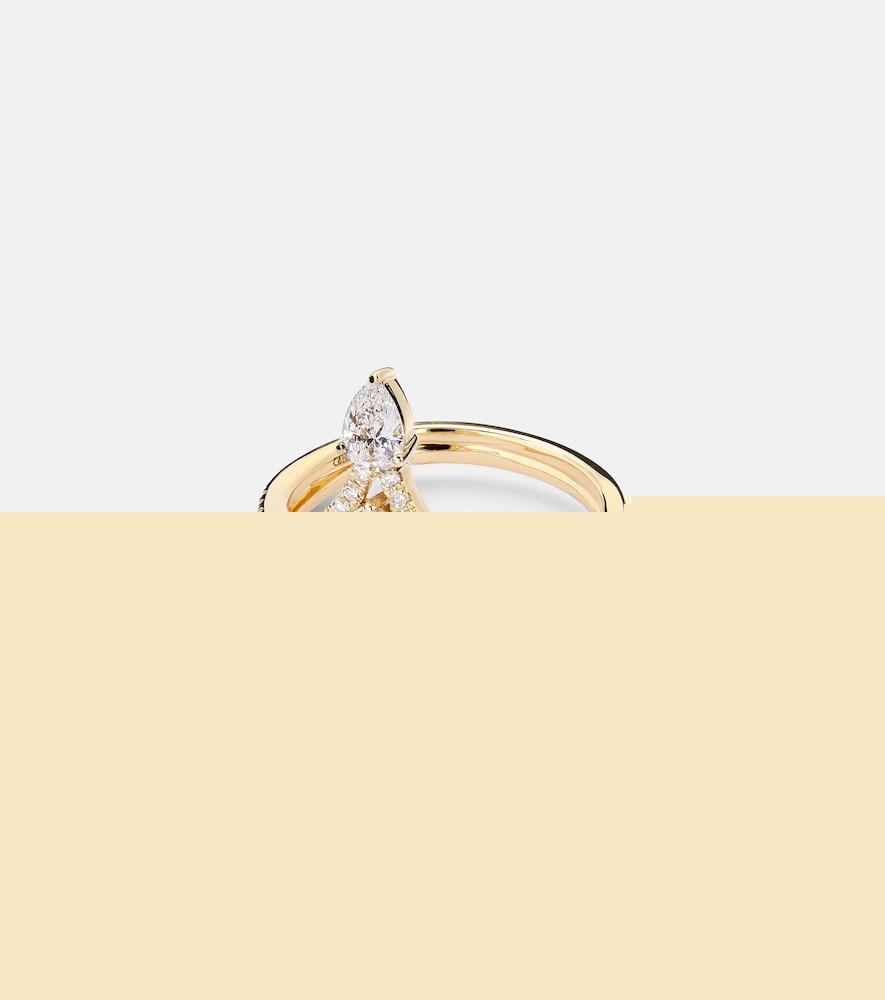 shay jewelry 18kt gold pinky ring with diamonds